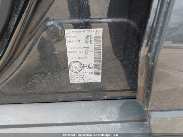 5N1AT2MV3JC708445 Nissan Rogue