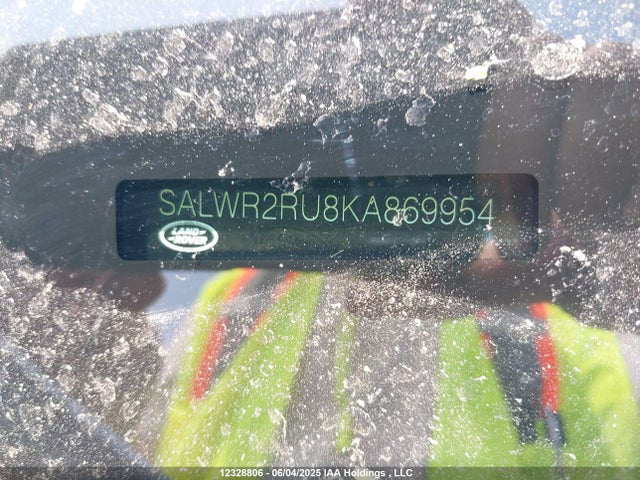 SALWR2RU8KA869954 Land Rover RANGE ROVE