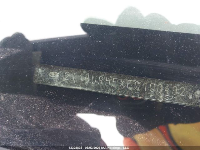 2T1BURHEXEC100492 Toyota 2zr-fe