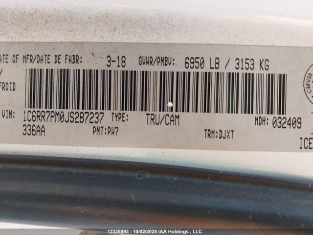 RAM 1500 2018 1C6RR7PM0JS287237 Image 19