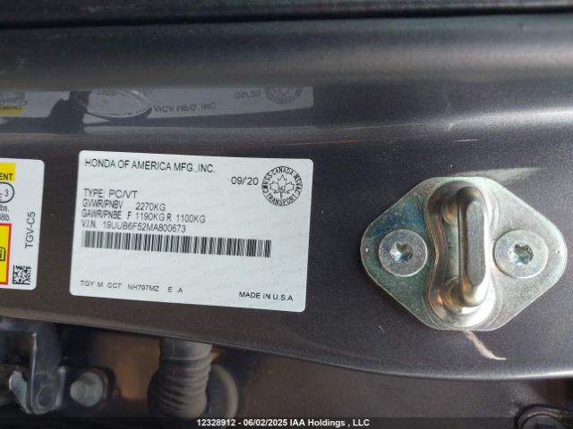 19UUB6F52MA800673 Acura Tlx Tech A