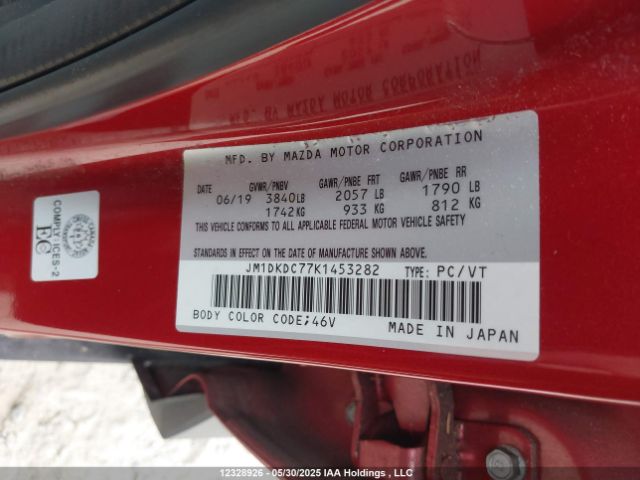 JM1DKDC77K1453282 Mazda pe