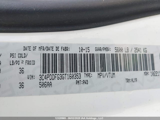 Dodge Journey 2016 3C4PDDFG3GT160353 Image 9