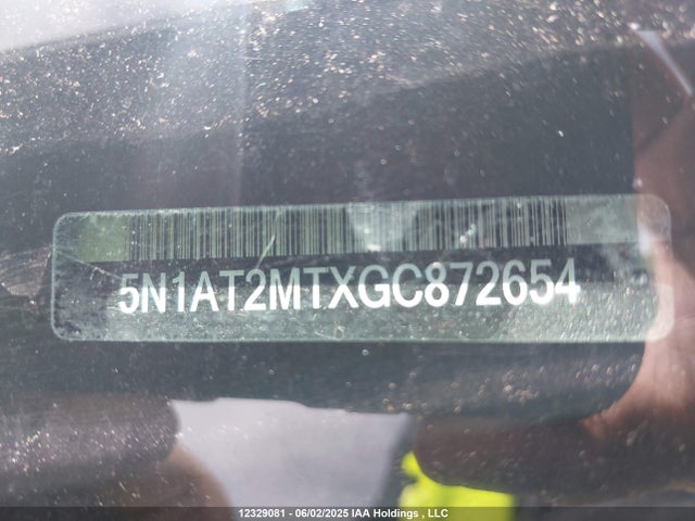 5N1AT2MTXGC872654 Nissan 2016