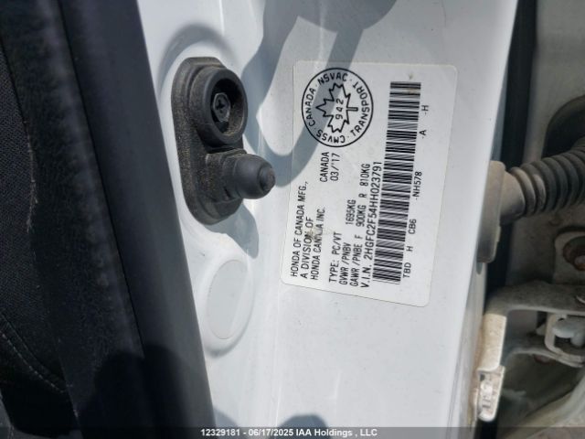 2HGFC2F54HH023791 Honda k20c2
