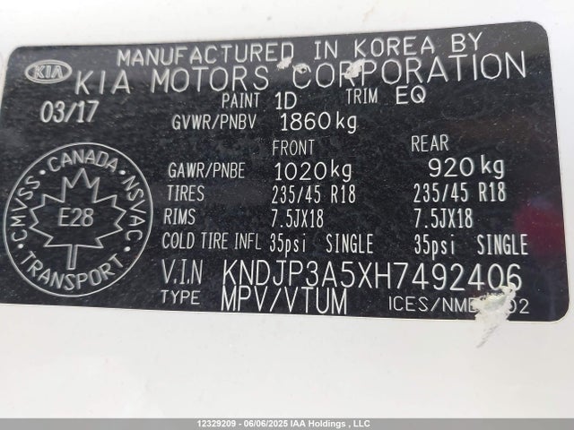 KIA gdi 2017 KNDJP3A5XH7492406 Image 18