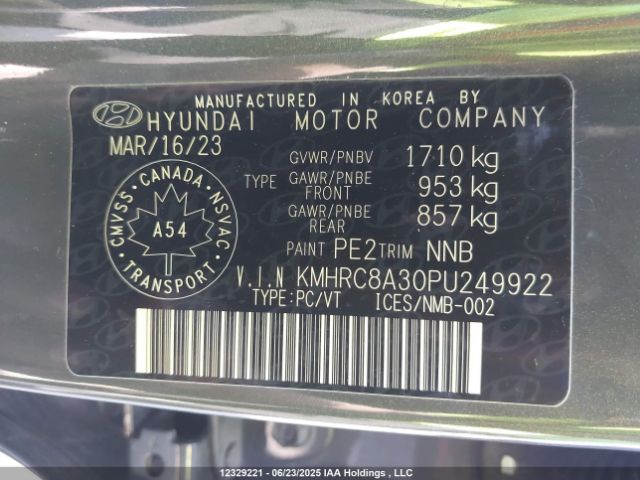 KMHRC8A30PU249922 Hyundai gamma ii