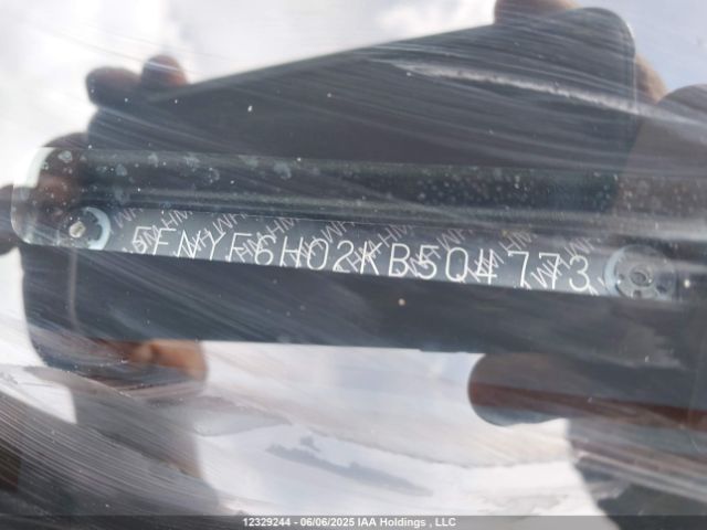 5FNYF6H02KB504773 Honda Pilot Elite