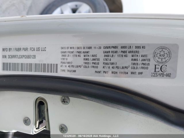 3C6RR7LGXPG680128 RAM 1500 Classic Slt