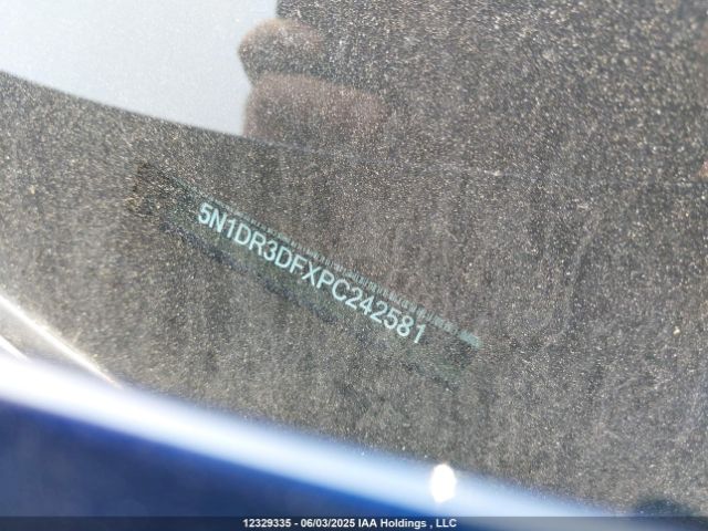 5N1DR3DFXPC242581 Nissan Pathfinder Platinum