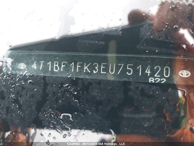 4T1BF1FK3EU751420 Toyota 2ar-fe