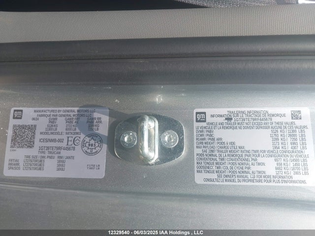 1GT39TE79RF445678 GMC Sierra K3500 Sle