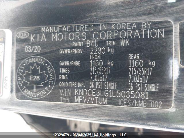KNDCE3LG1L5035081 KIA 2020