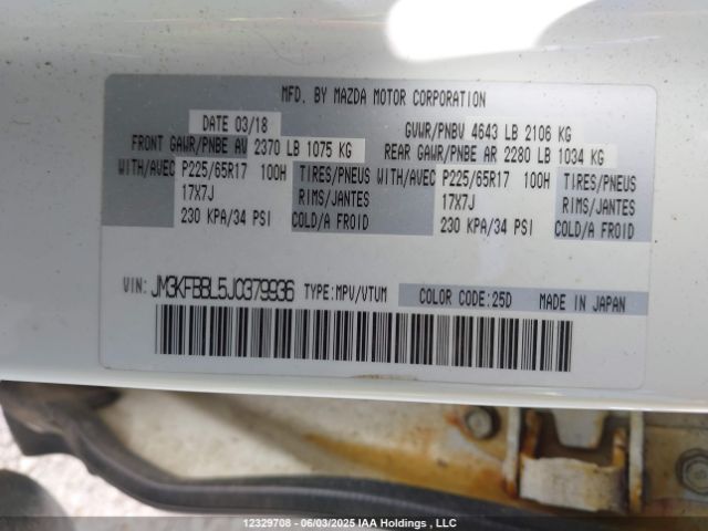 JM3KFBBL5J0379936 Mazda CX-5 SPORT