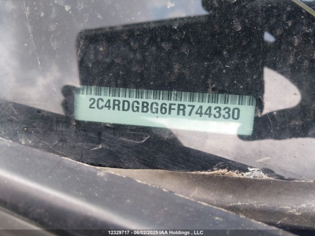 2C4RDGBG6FR744330 Dodge Grand Caravan Se/sxt