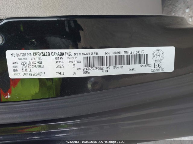 2C4RDGBGXER456261 Dodge Grand Caravan