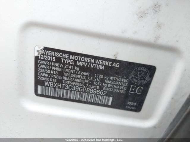 WBXHT3C39GP889662 BMW X1 Xdrive28i