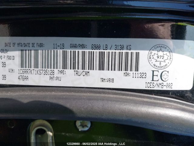 1C6RR7KT1KS735128 RAM 1500