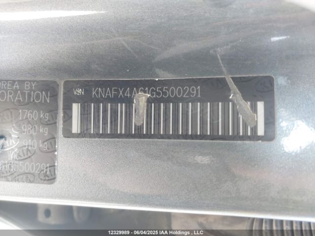 KNAFX4A61G5500291 KIA FORTE LX
