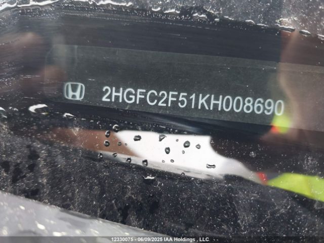 2HGFC2F51KH008690 Honda k20c2