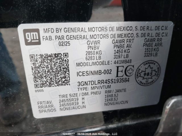 3GN7DLRR4SS193584 Chevrolet x0c+ec3
