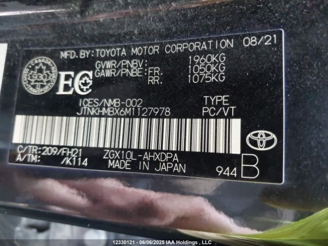 JTNKHMBX6M1127978 Toyota 3zr-fae