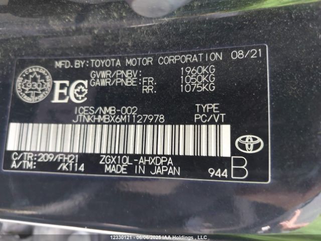 JTNKHMBX6M1127978 Toyota 3zr-fae
