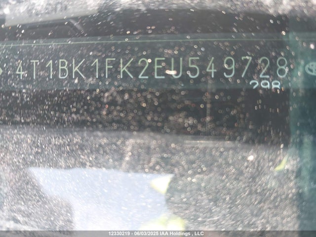 4T1BK1FK2EU549728 Toyota 2gr-fe
