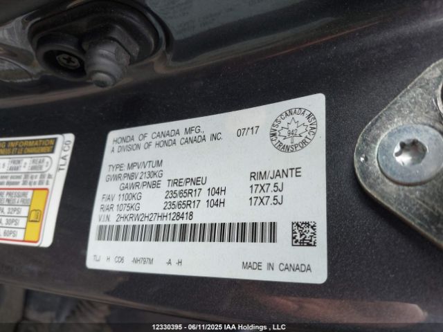 2HKRW2H27HH128418 Honda l15be