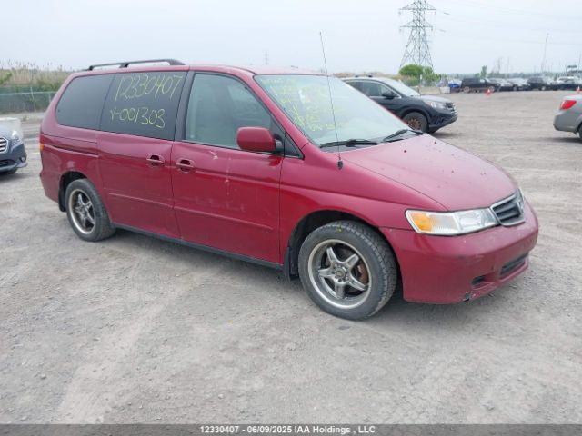 Продаж на аукціоні авто 2004 Honda Odyssey, vin: 2HKRL18624H001303, номер лоту: 12330407