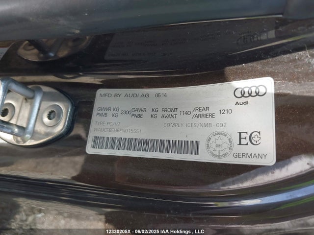 Aukcja sprzedaży 2014 Audi A5 2.0 Progressiv, vin: WAUCFBFH6EN015551, numer aukcji: 12330205