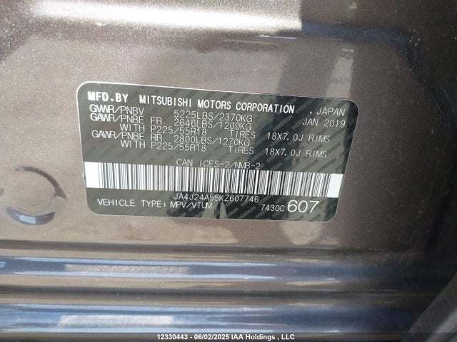 JA4J24A55KZ607746 Mitsubishi s61 - y61