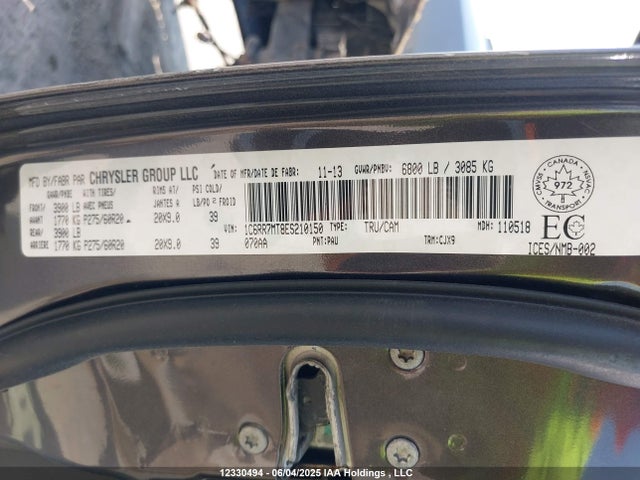 RAM 1500 2014 1C6RR7MT8ES210150 Image 9