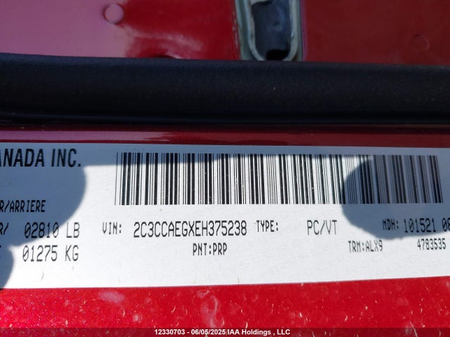 2C3CCAEGXEH375238 Chrysler 300