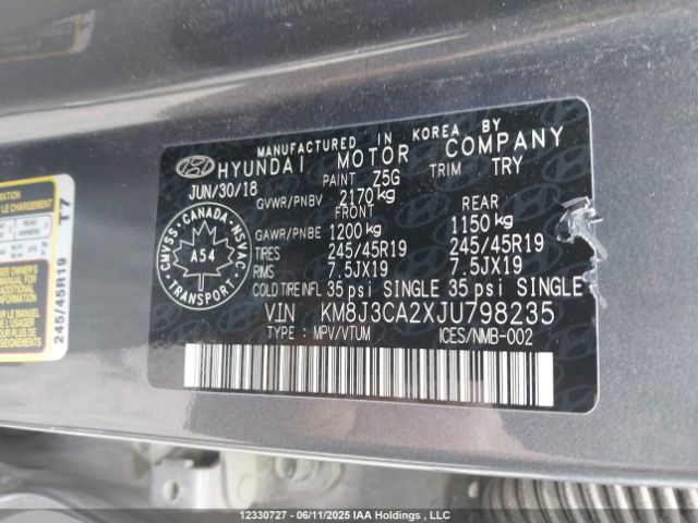 KM8J3CA2XJU798235 Hyundai t-gdi gamma