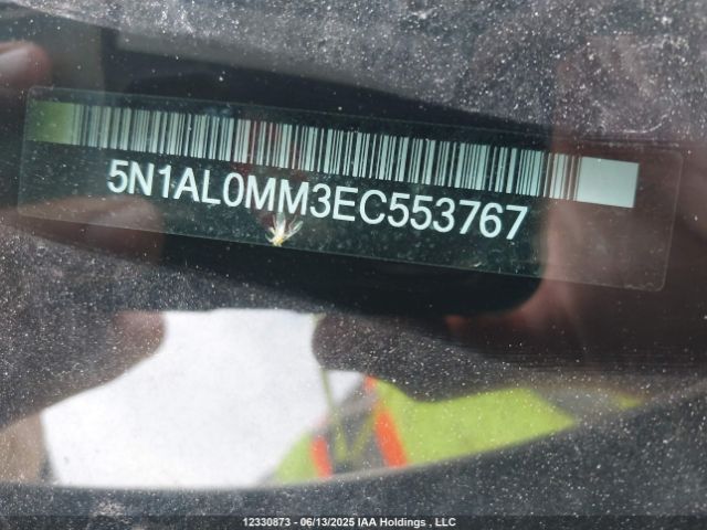 5N1AL0MM3EC553767 Infiniti 2014
