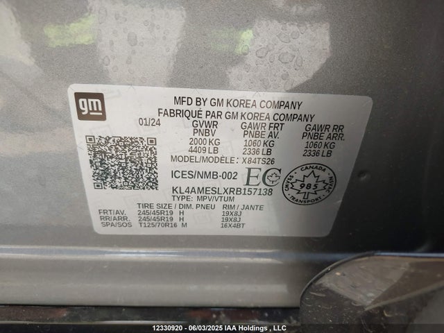 Buick l3t 2024 KL4AMESLXRB157138 Image 18