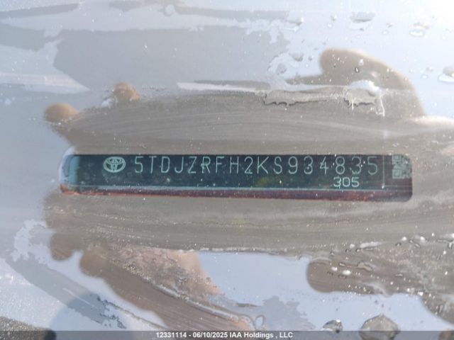 5TDJZRFH2KS934835 Toyota 2gr-fks