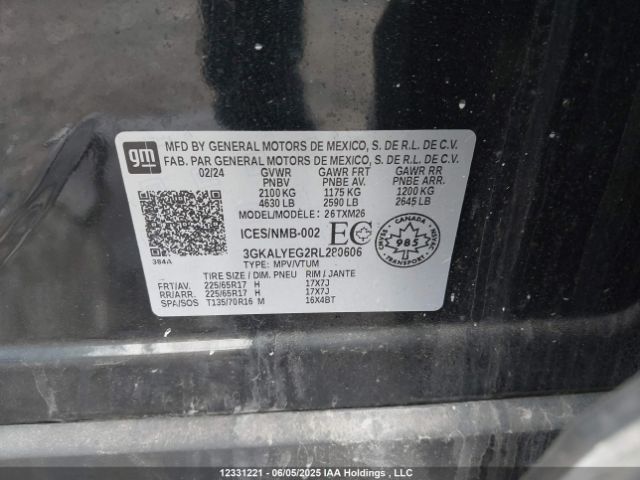 3GKALYEG2RL280606 GMC lsd