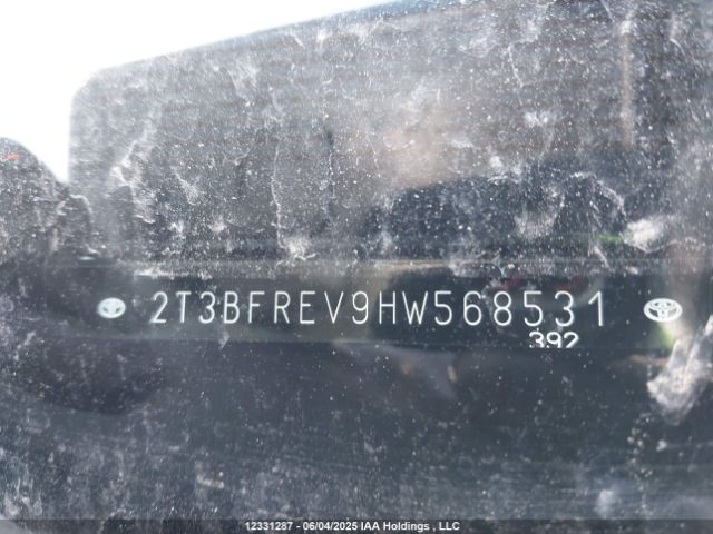 2T3BFREV9HW568531 Toyota 2ar-fe