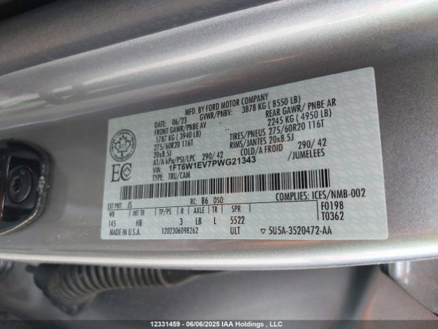 1FT6W1EV7PWG21343 Ford 2023