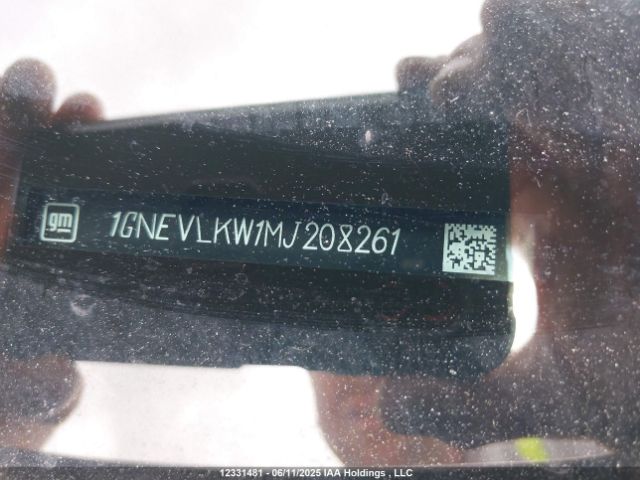 1GNEVLKW1MJ208261 Chevrolet lfy