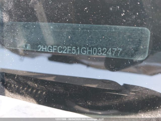 2HGFC2F51GH032477 Honda k20c2