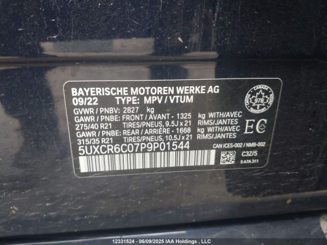 5UXCR6C07P9P01544 BMW X5