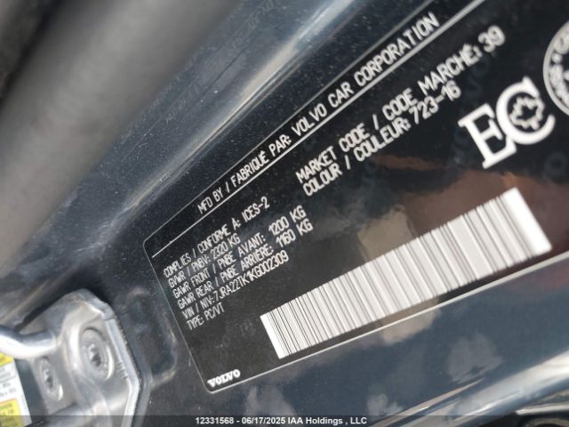 7JRA22TK1KG002309 Volvo b4204ts (hp)
