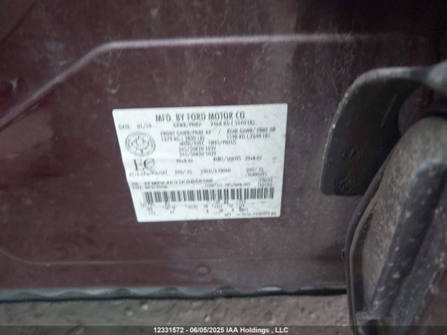 2FMPK4K93KBB58566 Ford Edge Titanium