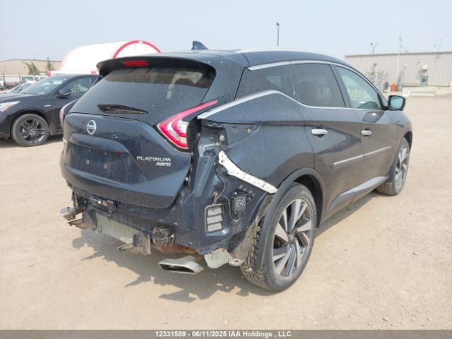 5N1AZ2MH9JN115301 Nissan Murano Midnight Edition/platinum/sl/sv