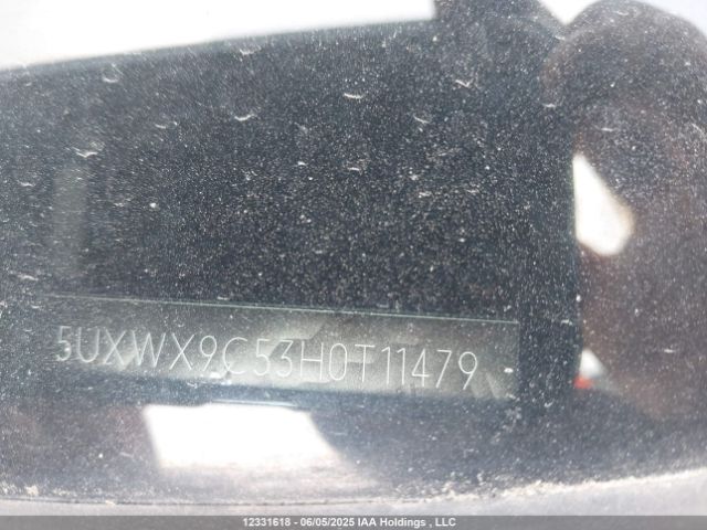 5UXWX9C53H0T11479 BMW X3