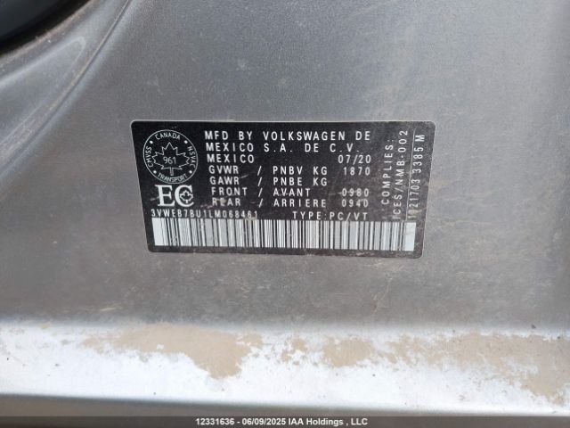 3VWEB7BU1LM068461 Volkswagen 1.4 tsi