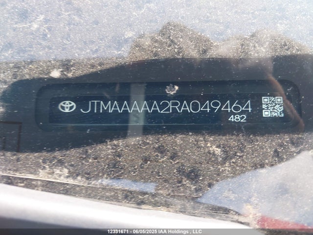 JTMAAAAA2RA049464 Toyota 1xm motor